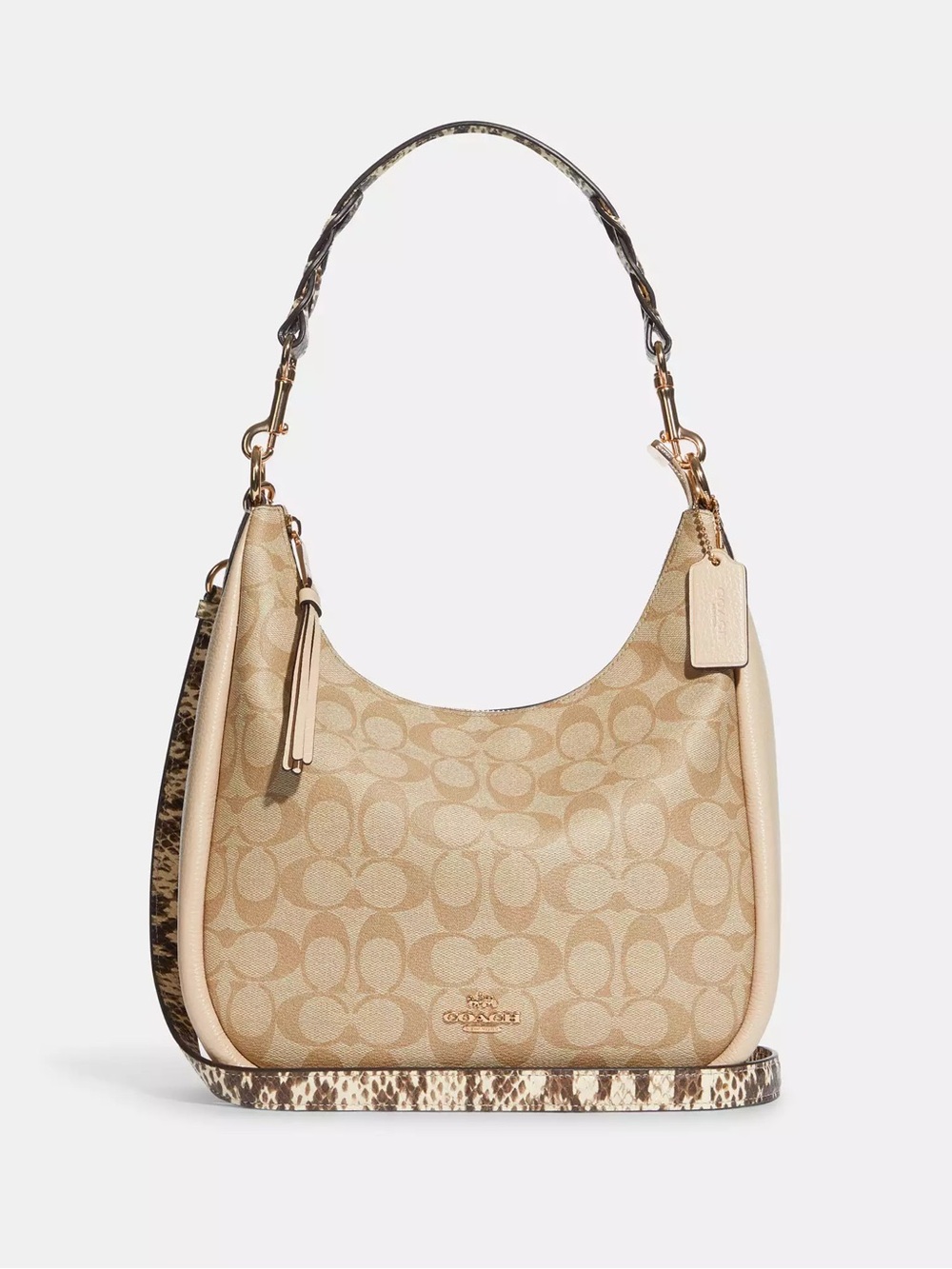 Coach Jules Hobo In Signature Canvas $450 NWT